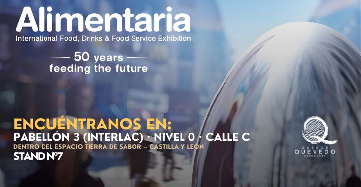 Llevamos nuestros quesos premiados a alimentaria barcelona 2026